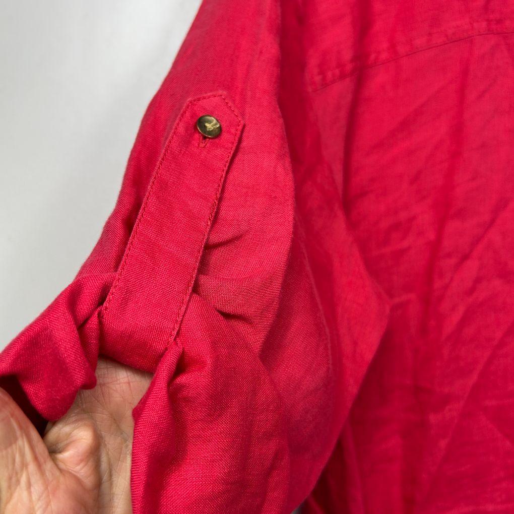 Jones New York Red Linen Top - Size XL