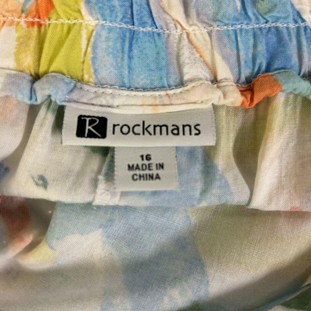 Rockmans Multicolour Pants - Size 16