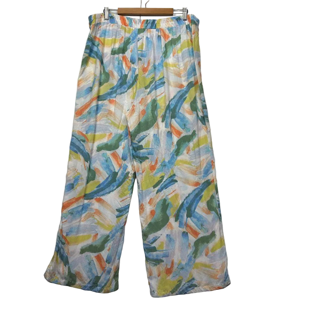 Rockmans Multicolour Pants - Size 16