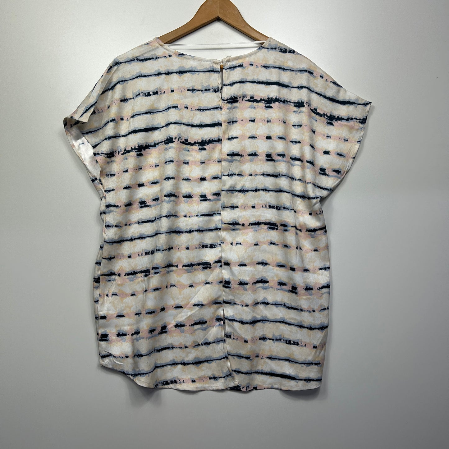 Rockmans Top Size 16 Multicoloured Short Sleeve