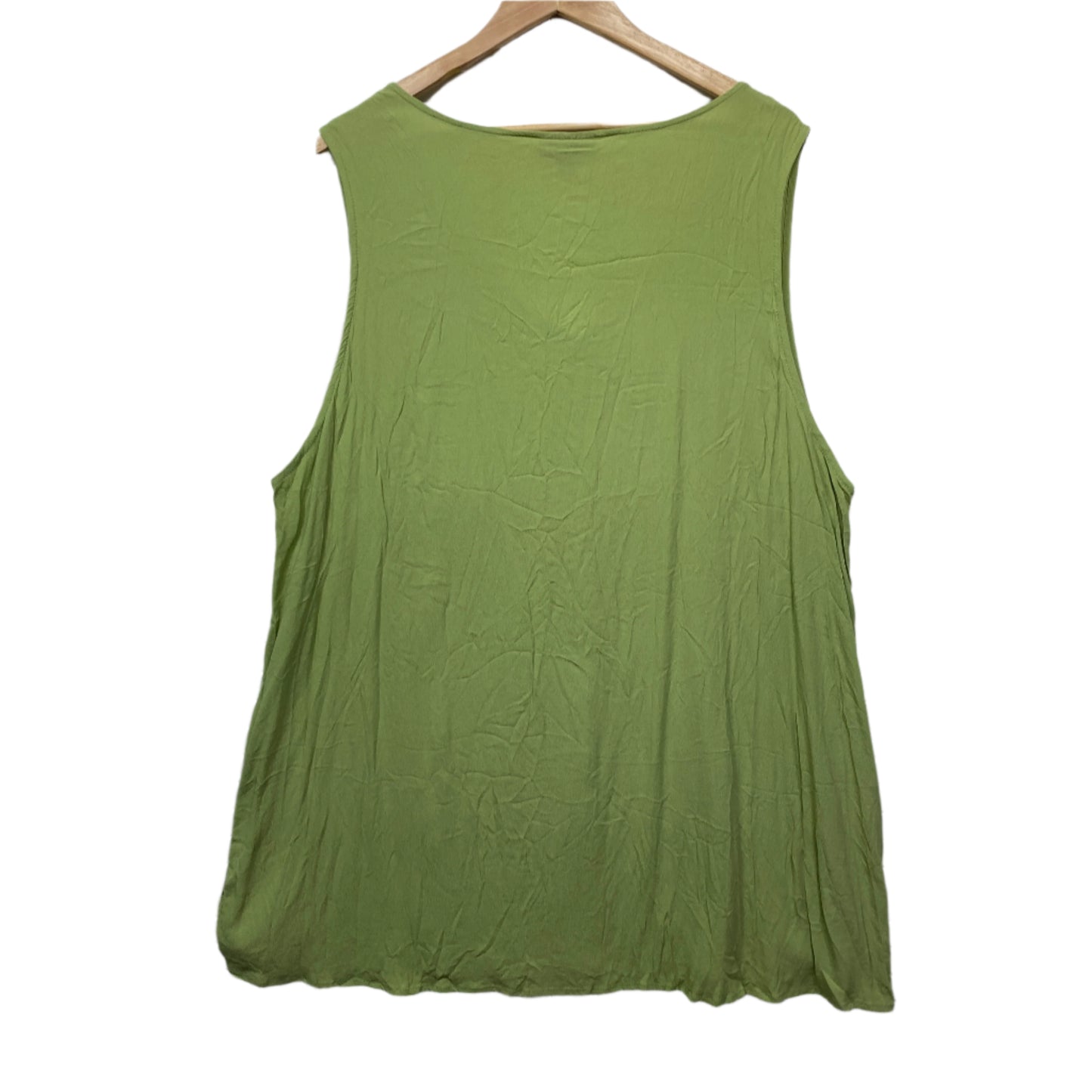 Autograph Top Size 24 Plus Green Sleeveless