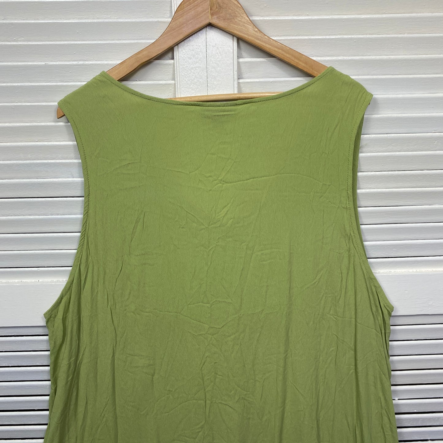 Autograph Top Size 24 Plus Green Sleeveless