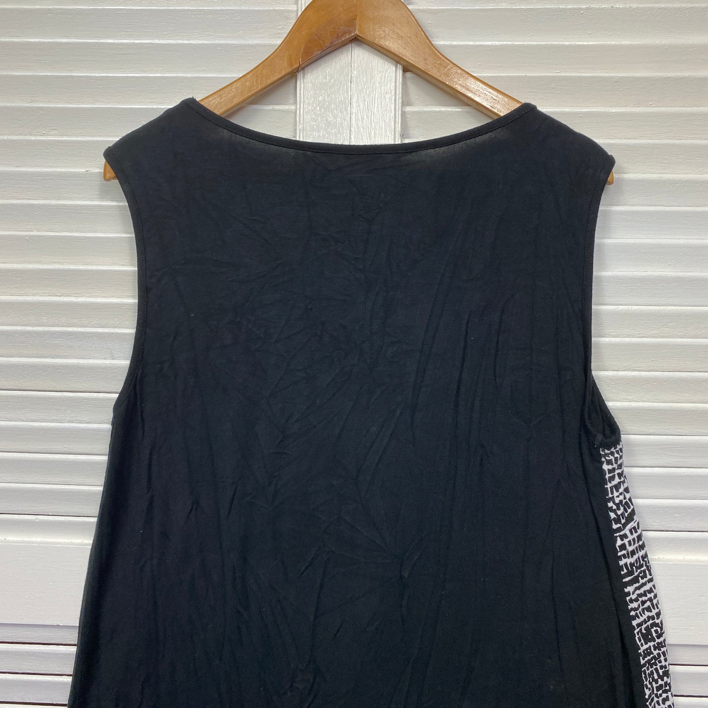 Virtuelle Top Size 14 XS Plus Sleeveless Black