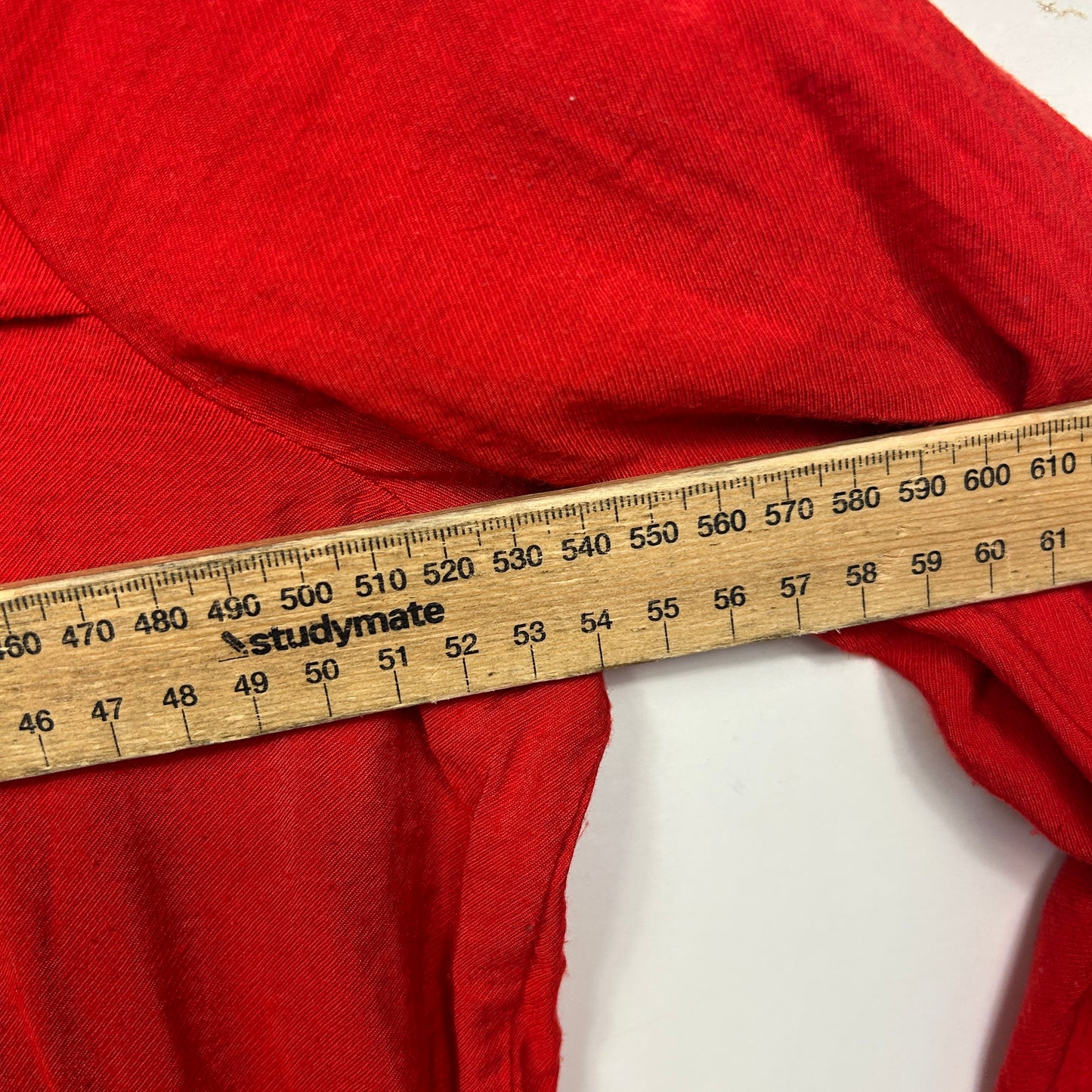 Rockmans Red Lightweight Jacket Top - Size 14