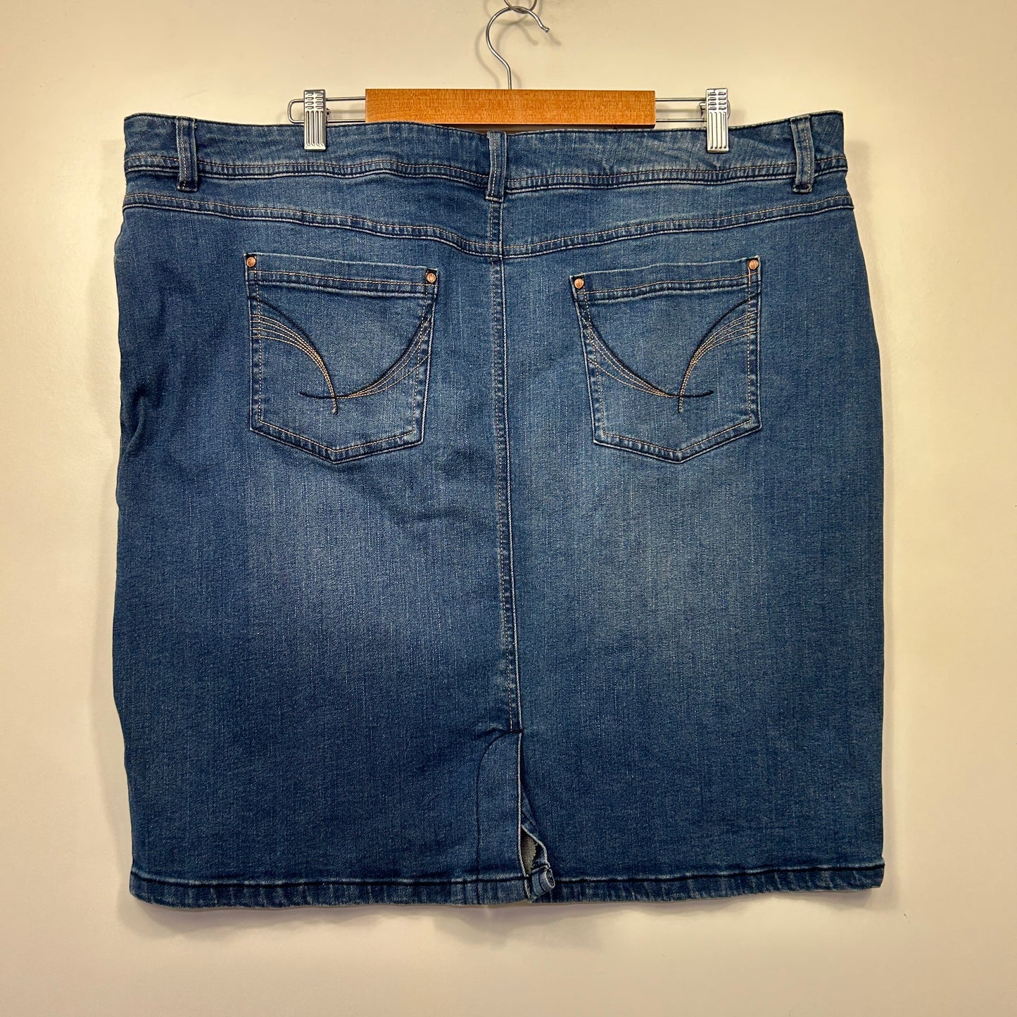 Blue Denim Skirt - Size 20