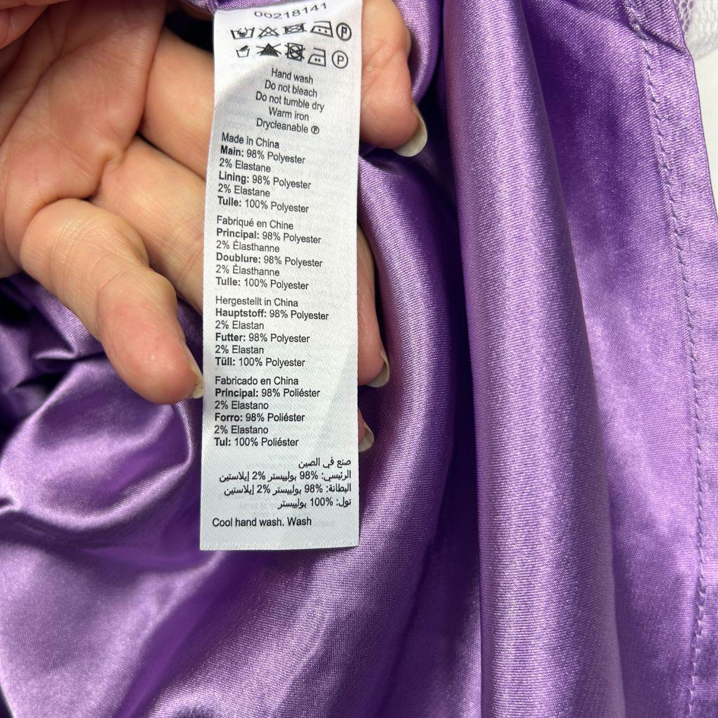 City Chic Purple Floral Dress - Size 22