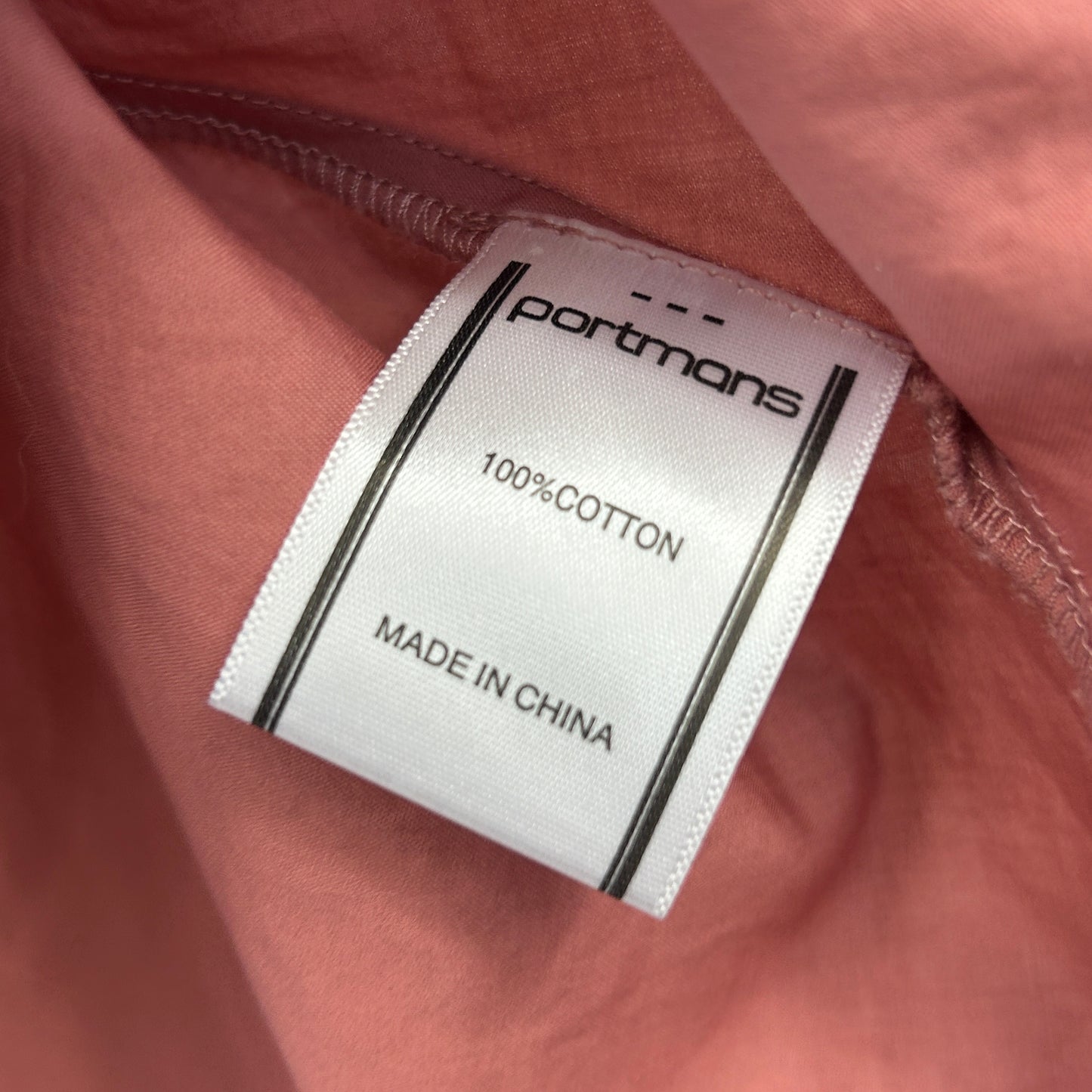 Portmans Dusty Rose Pink Broderie Top - Size 14