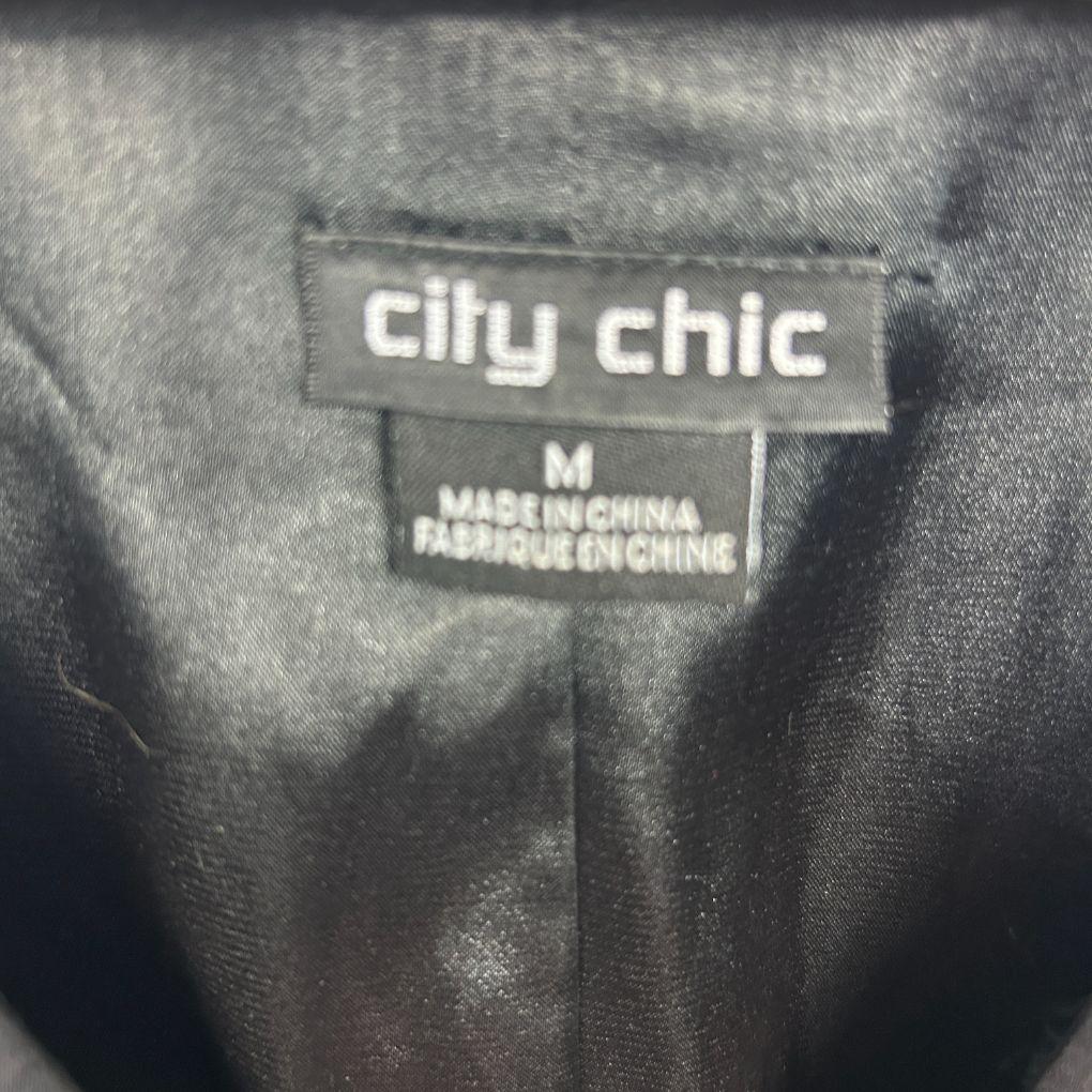 City Chic Black Dress - Size 18/M