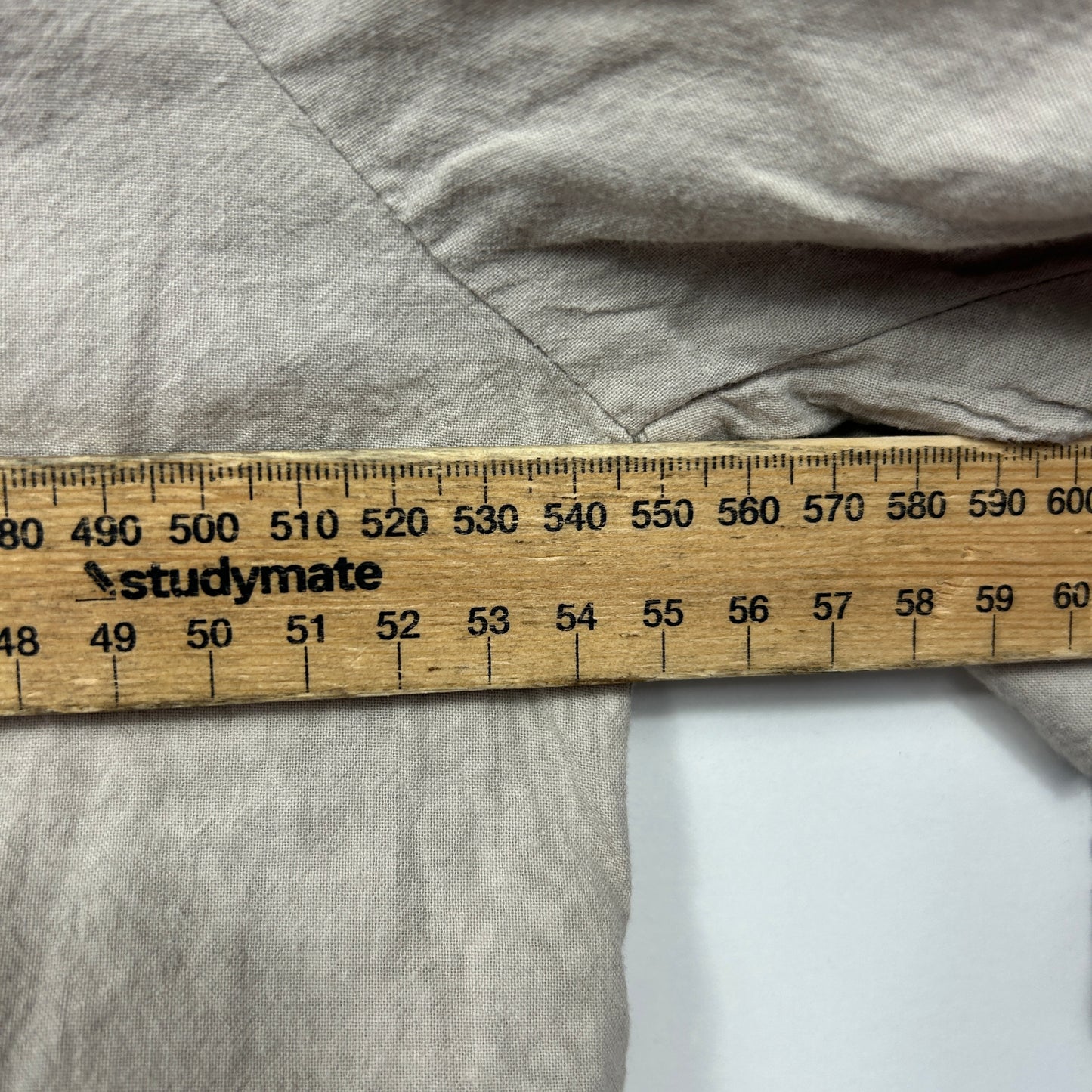 Guava Natural Beige Embroidered Tassel Top - Size L