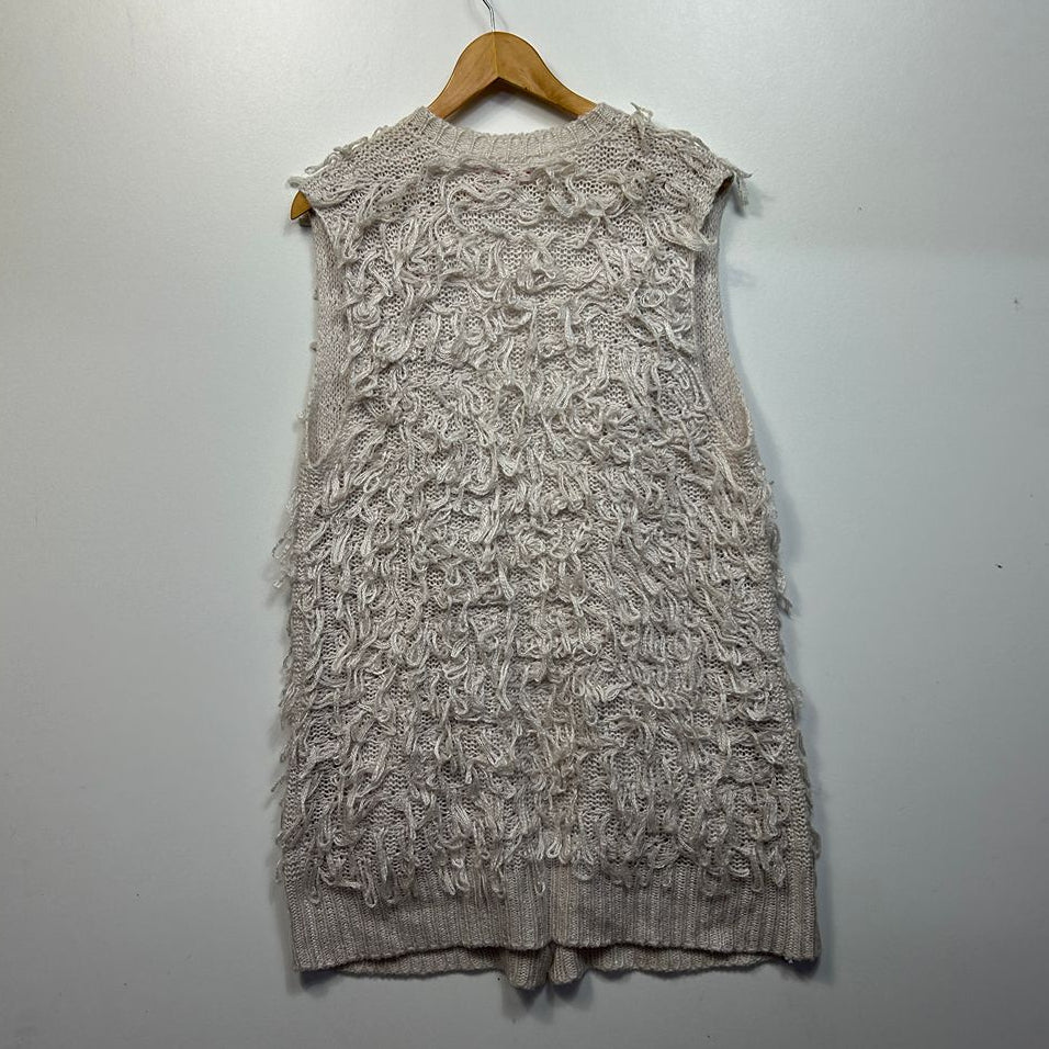 Millers Cream Knit Vest Top - Size L