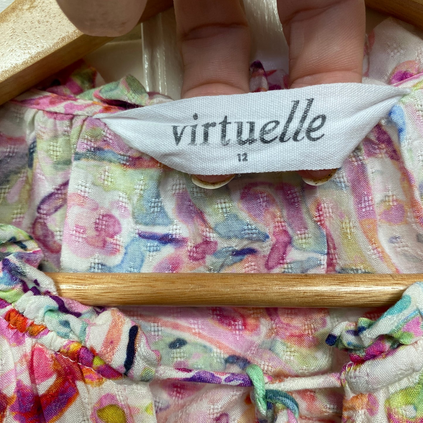 Virtuelle Top Size 12 14 Multicoloured Viscose