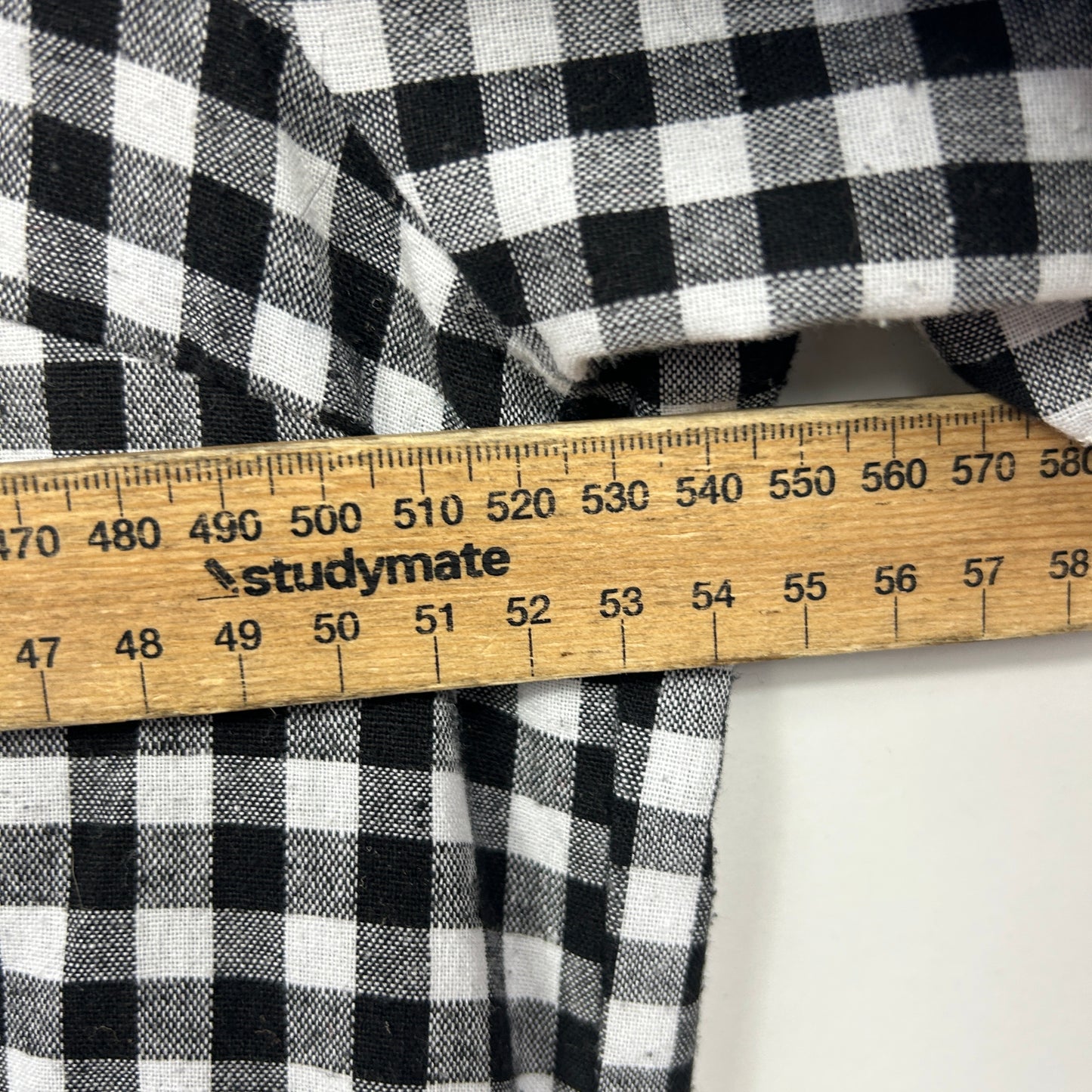 Cali & Co Black White Gingham Check Dress - Size 2XL