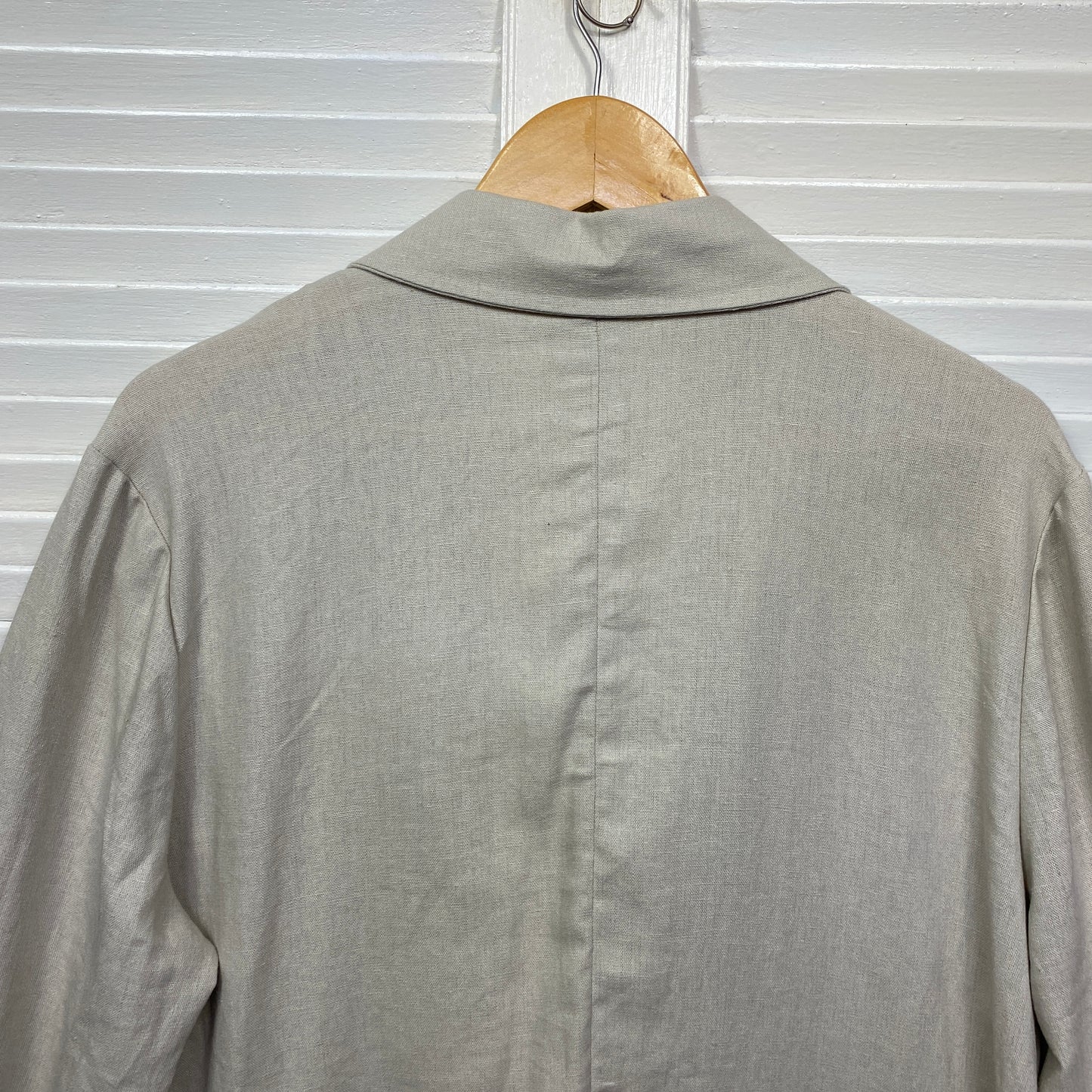 Anko Jacket Blazer Size 18 Long Sleeve Linen Blend