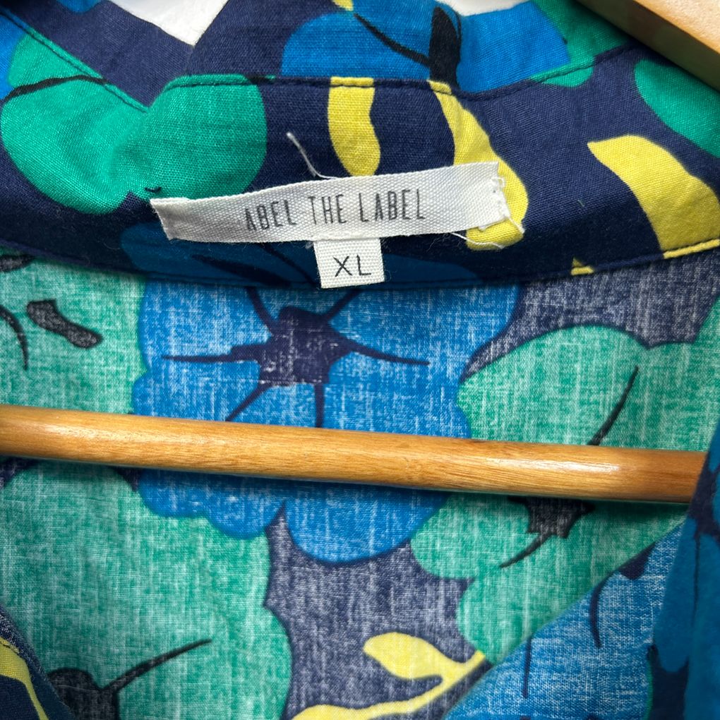 Abel The Label Multicoloured Cotton Top - Size XL