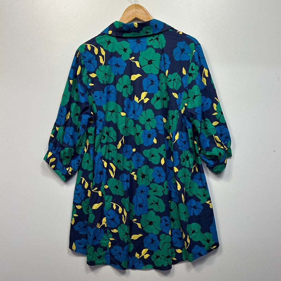 Abel The Label Multicoloured Cotton Top - Size XL