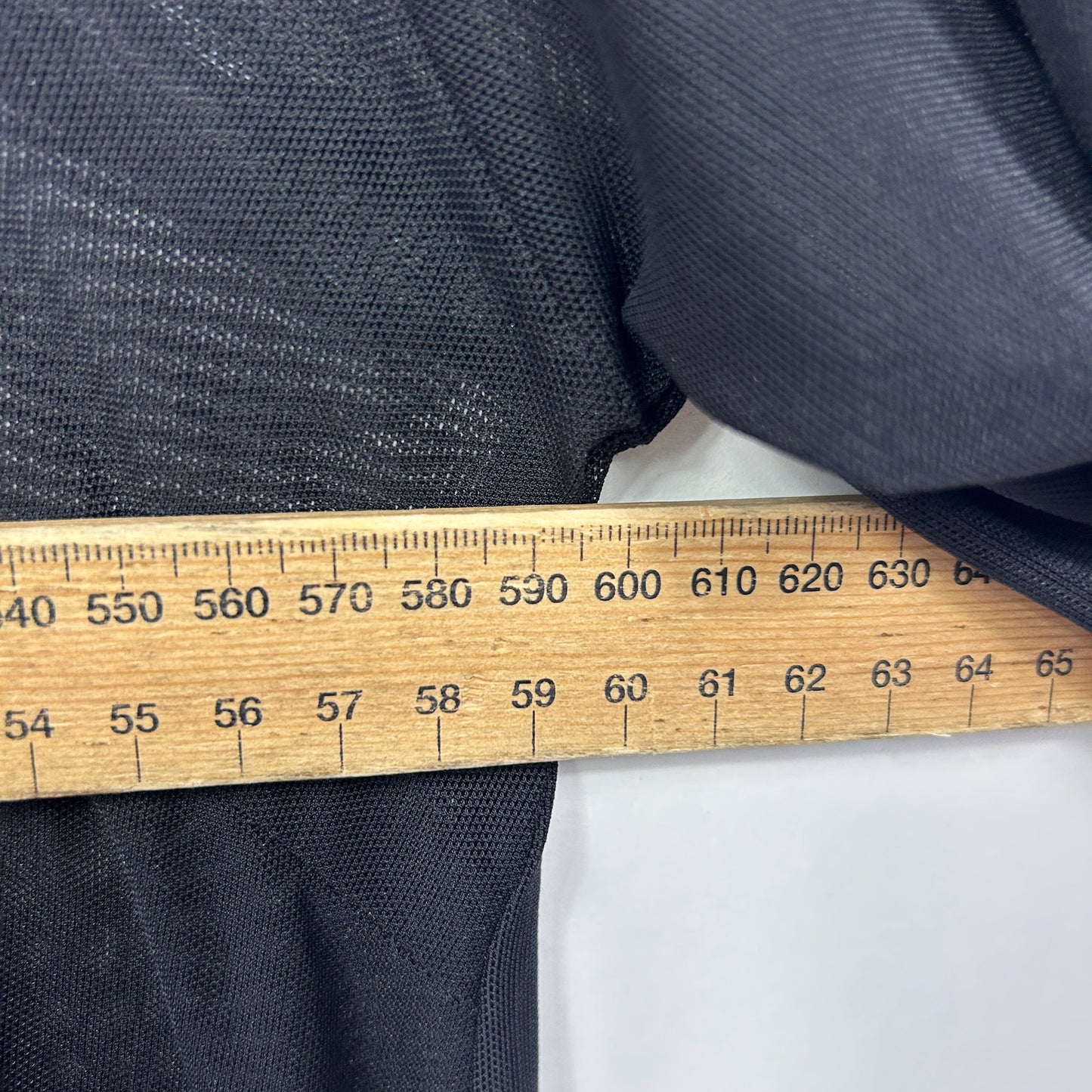 Taking Shape Black Sheer Mesh Ruffle Sleeve Top - Size 18