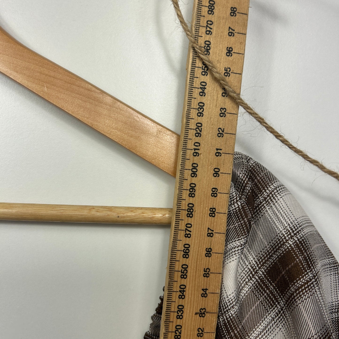 Princess Polly Playsuit Size 20 Chocolate Check Pockets