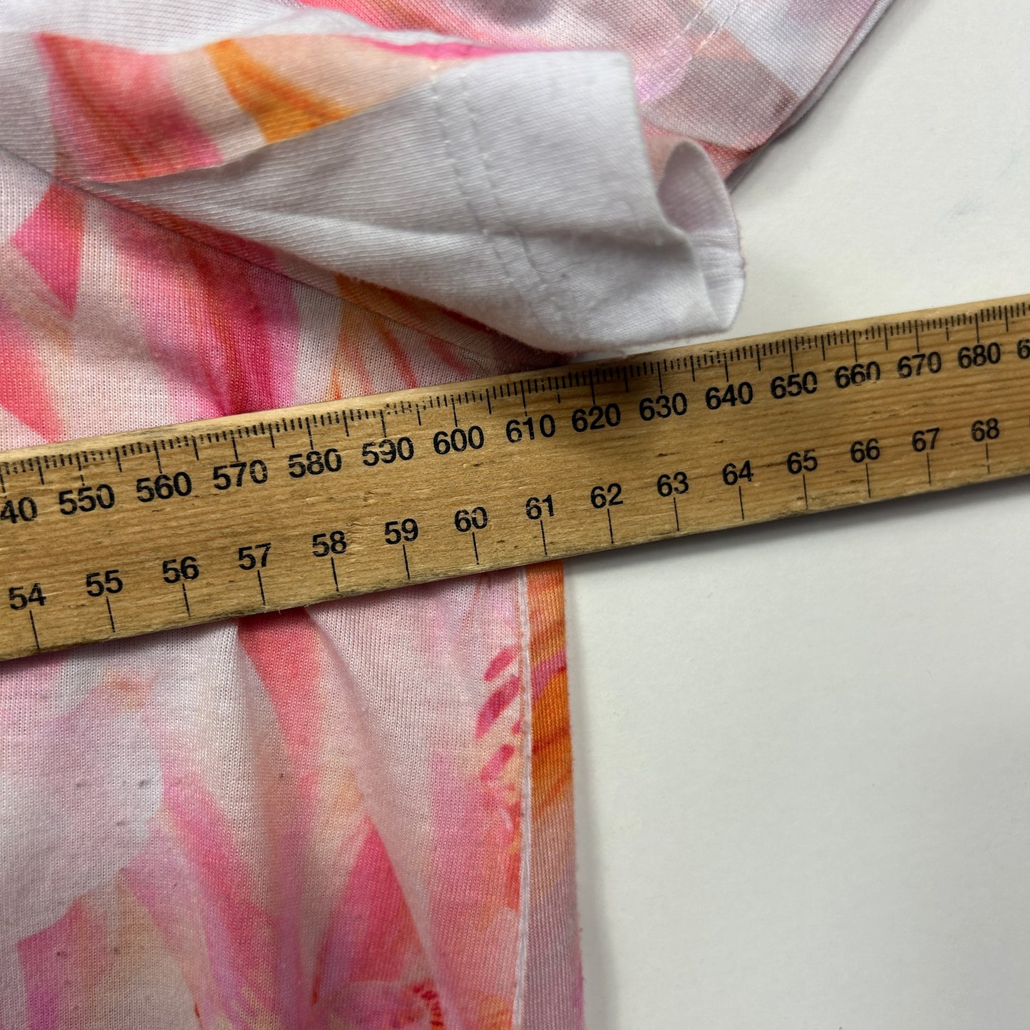 Millers Pink Floral Cold Shoulder Top - Size 20