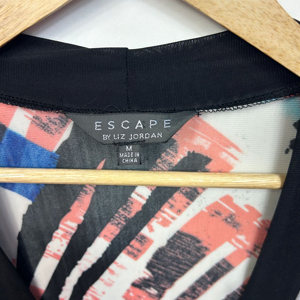 Escape By Liz Jordan Multicoloured Jacket - Size 12/14