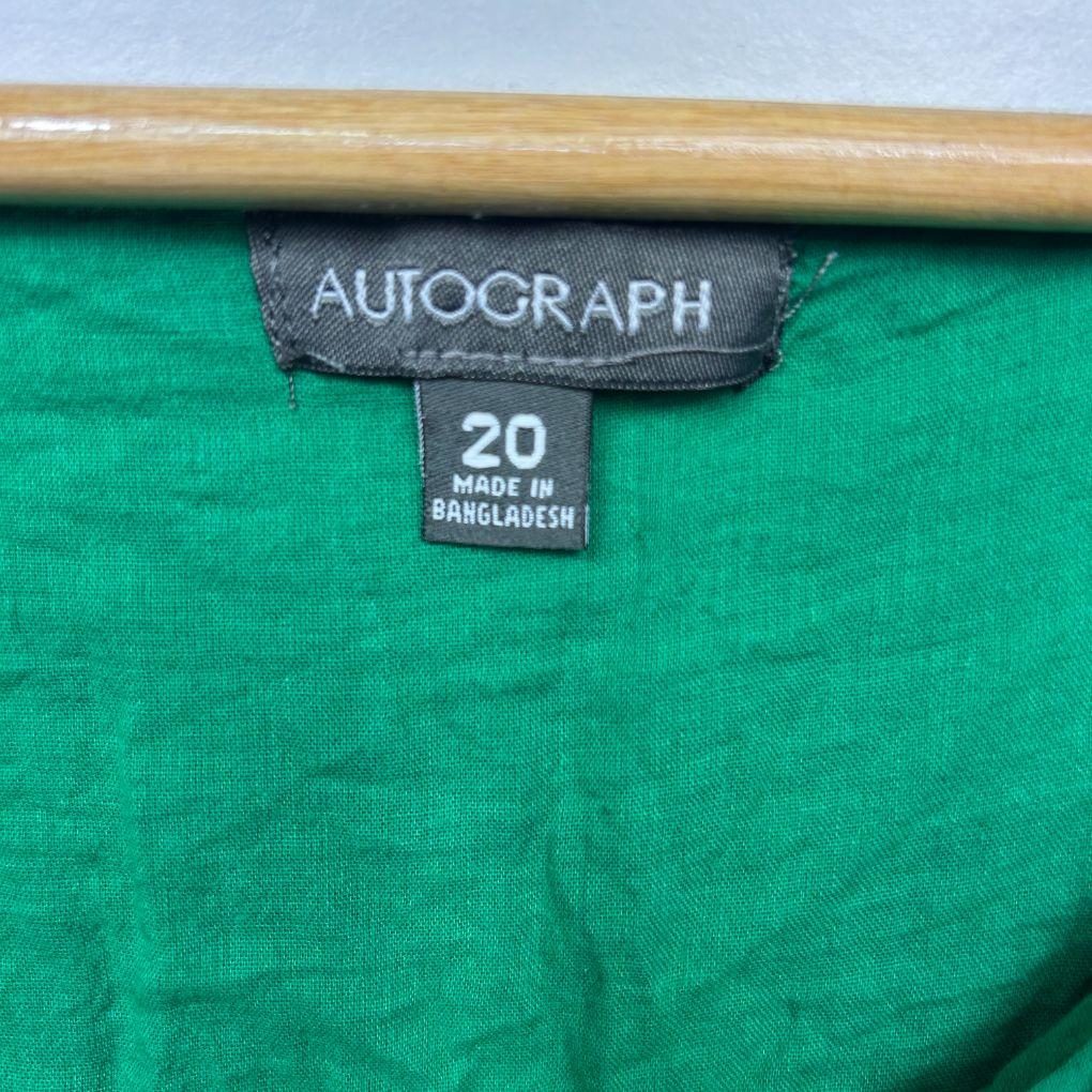 Autograph Green Top - Size 20