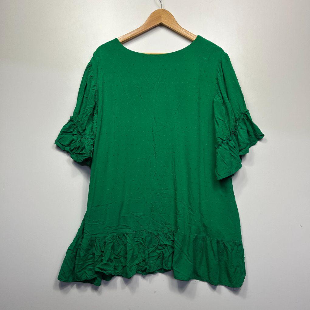 Autograph Green Top - Size 20