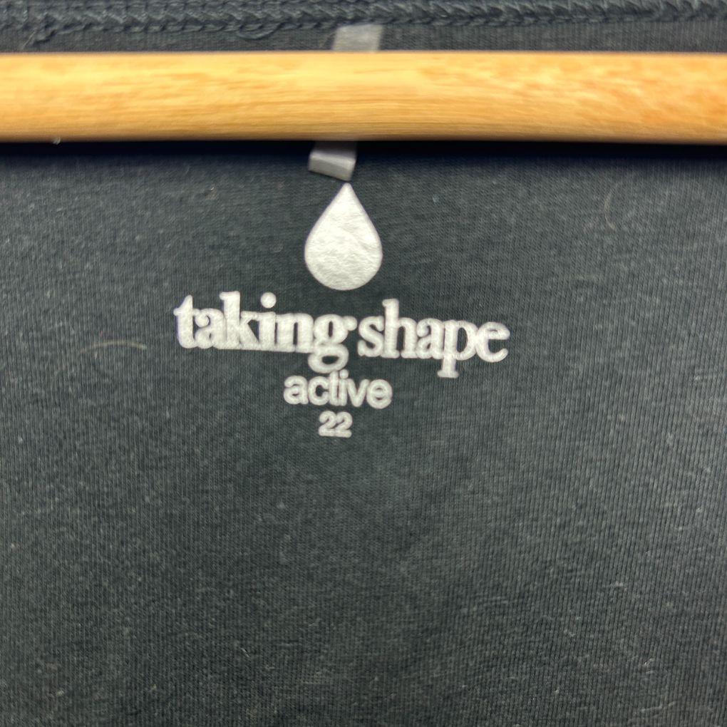 Taking Shape Active Black Cotton NYC Tee - Size 22