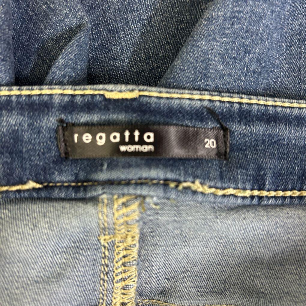Regatta Blue Cotton Denim Skirt - Size 20