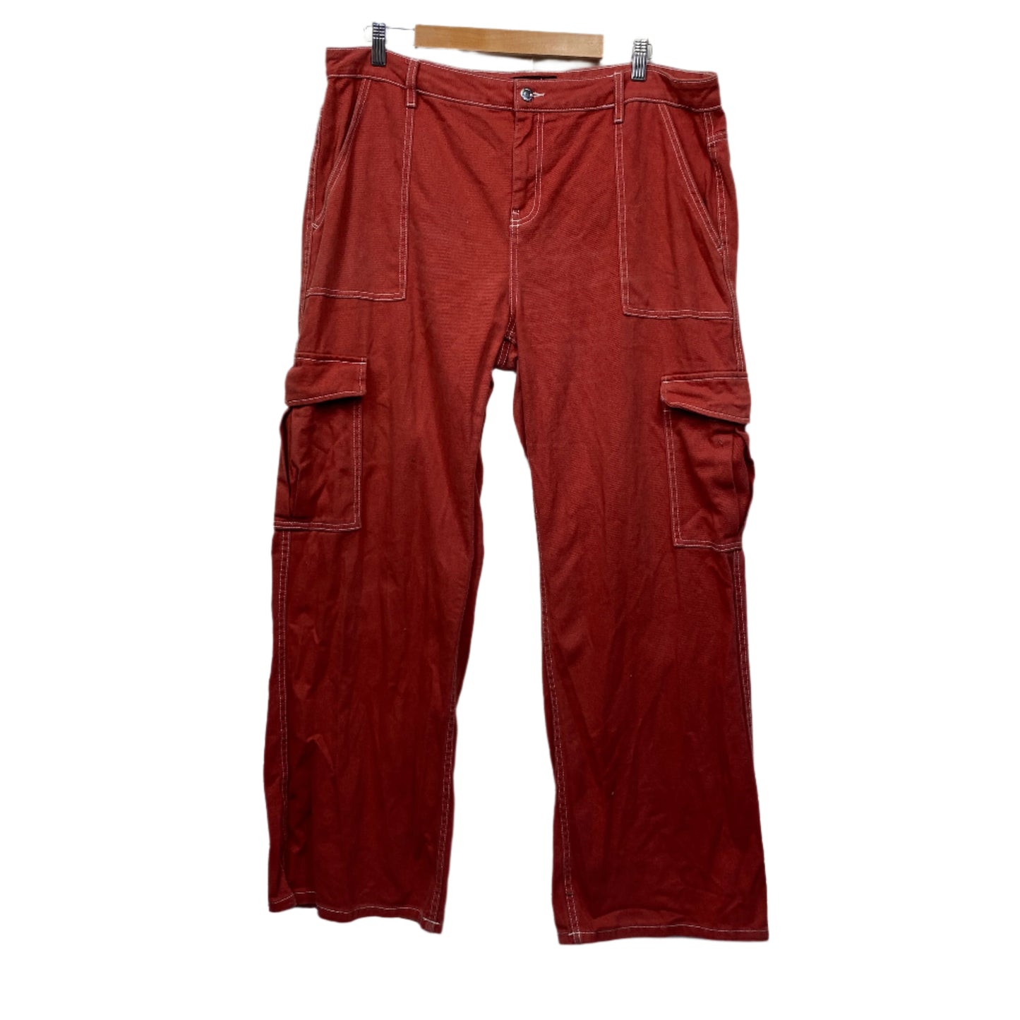 Jay Jays Cargo Pants Size 16 Rust Pockets