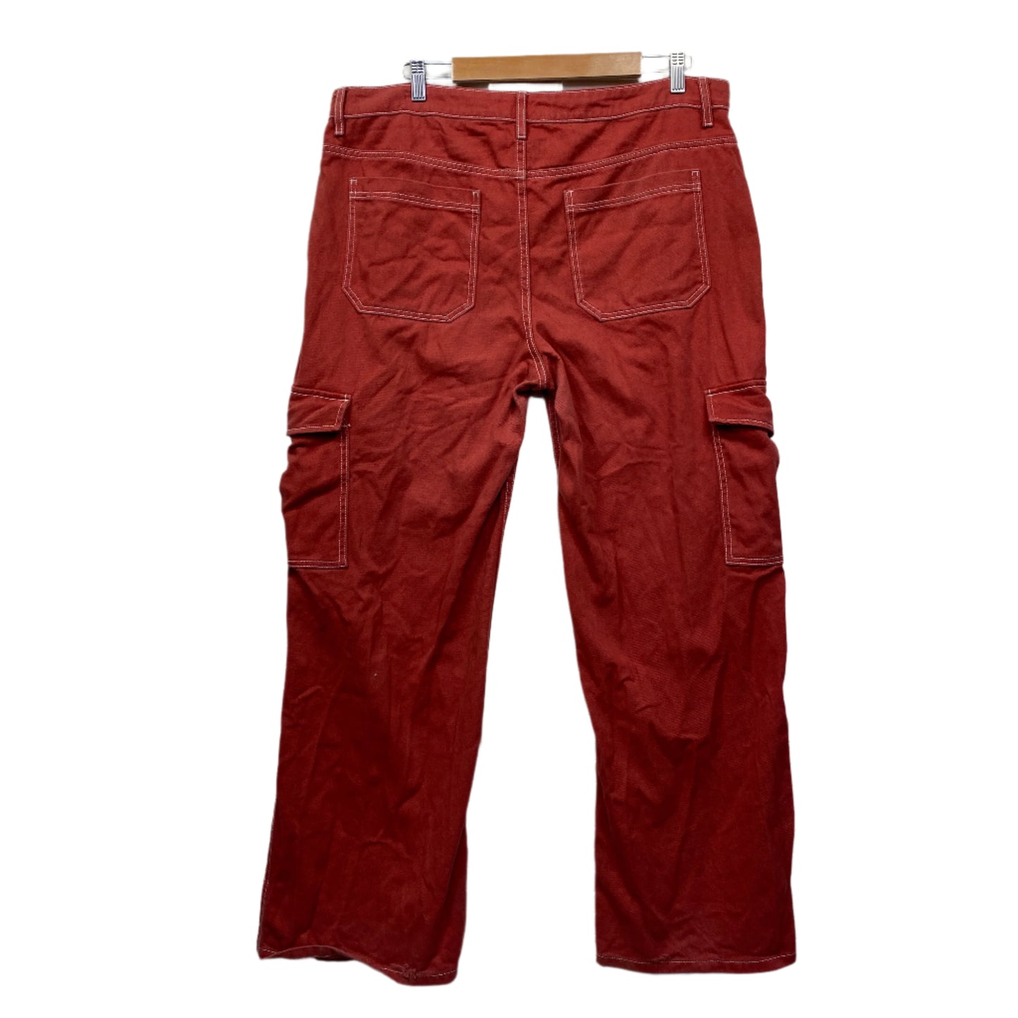 Jay Jays Cargo Pants Size 16 Rust Pockets