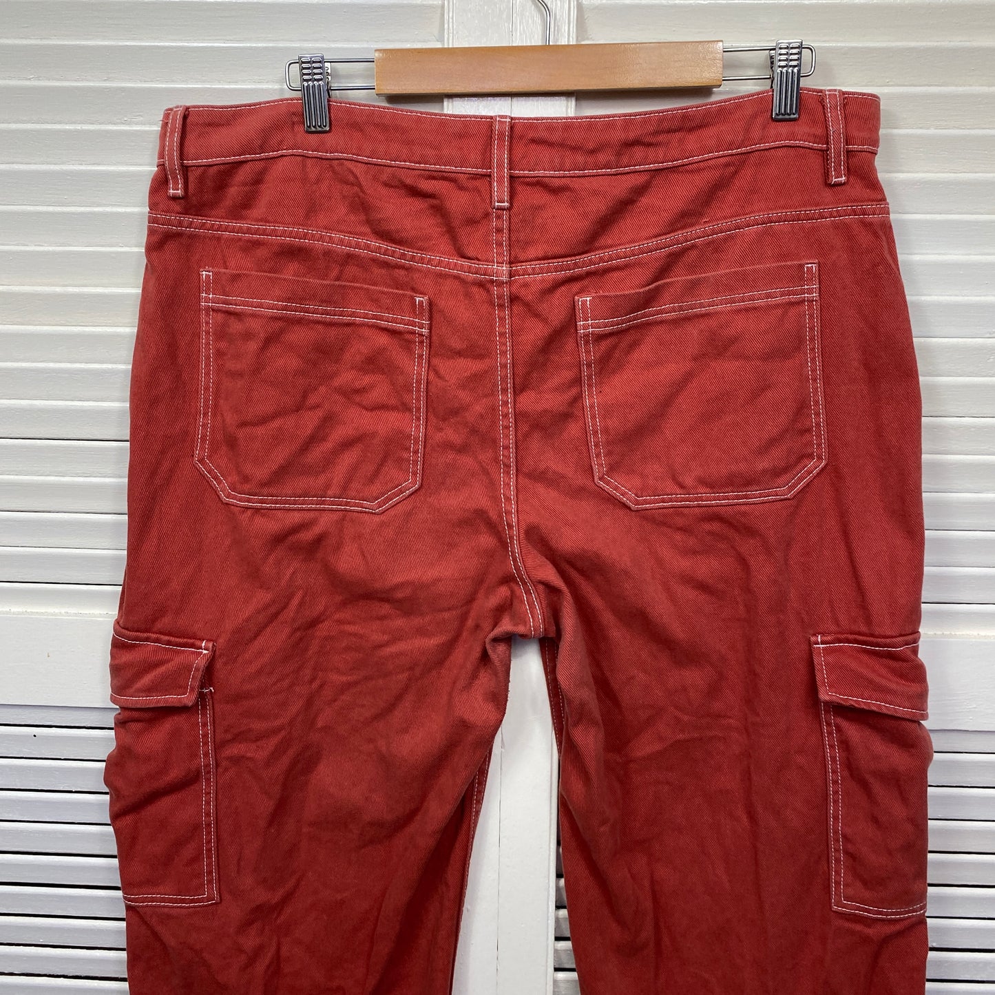 Jay Jays Cargo Pants Size 16 Rust Pockets