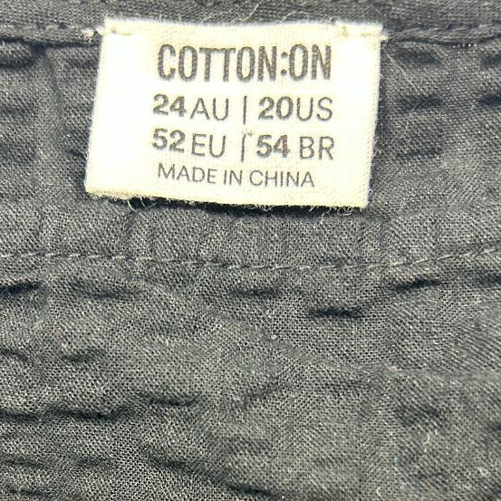 Cotton On Black Maxi Dress - Size 24