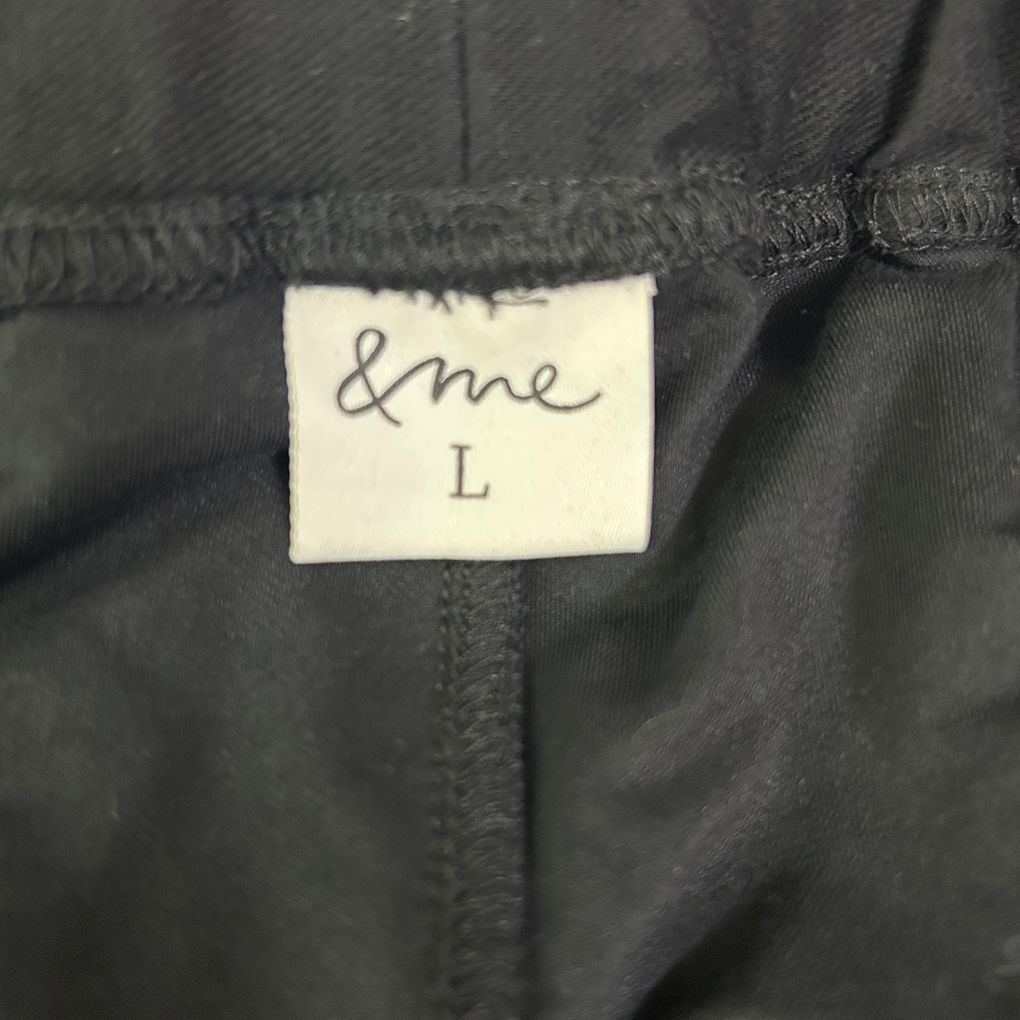 &me Black Tapered Pants - Size L