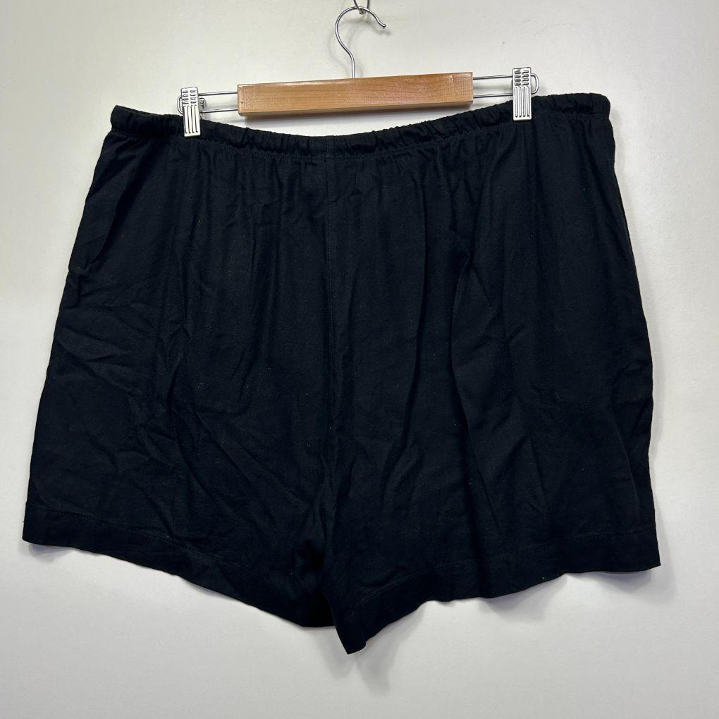 Anko Black Linen Shorts - Size 18