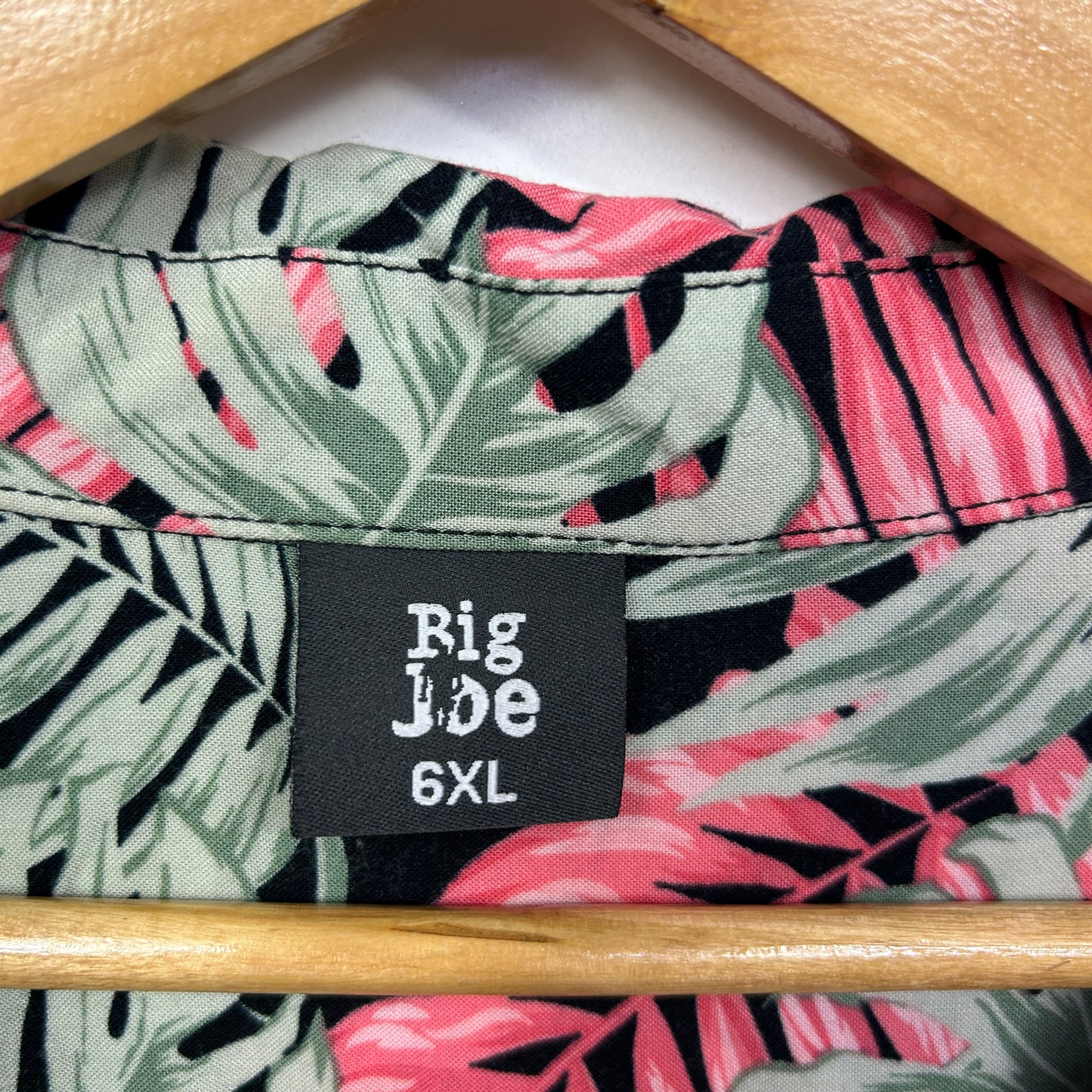 Big Joe Multicoloured Tropical Print Shirt - Size 6XL