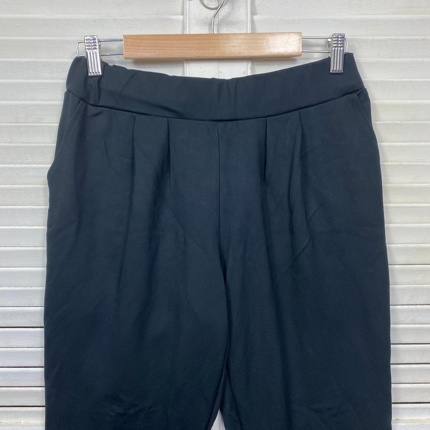 Modern Ambition Pants Size Large Black High Rise Pockets