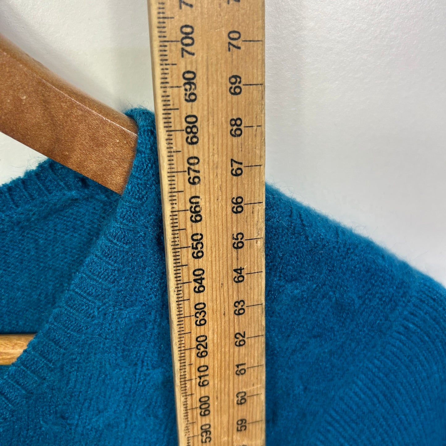 Noni B Blue Long Sleeve Knit Jumper - Size L