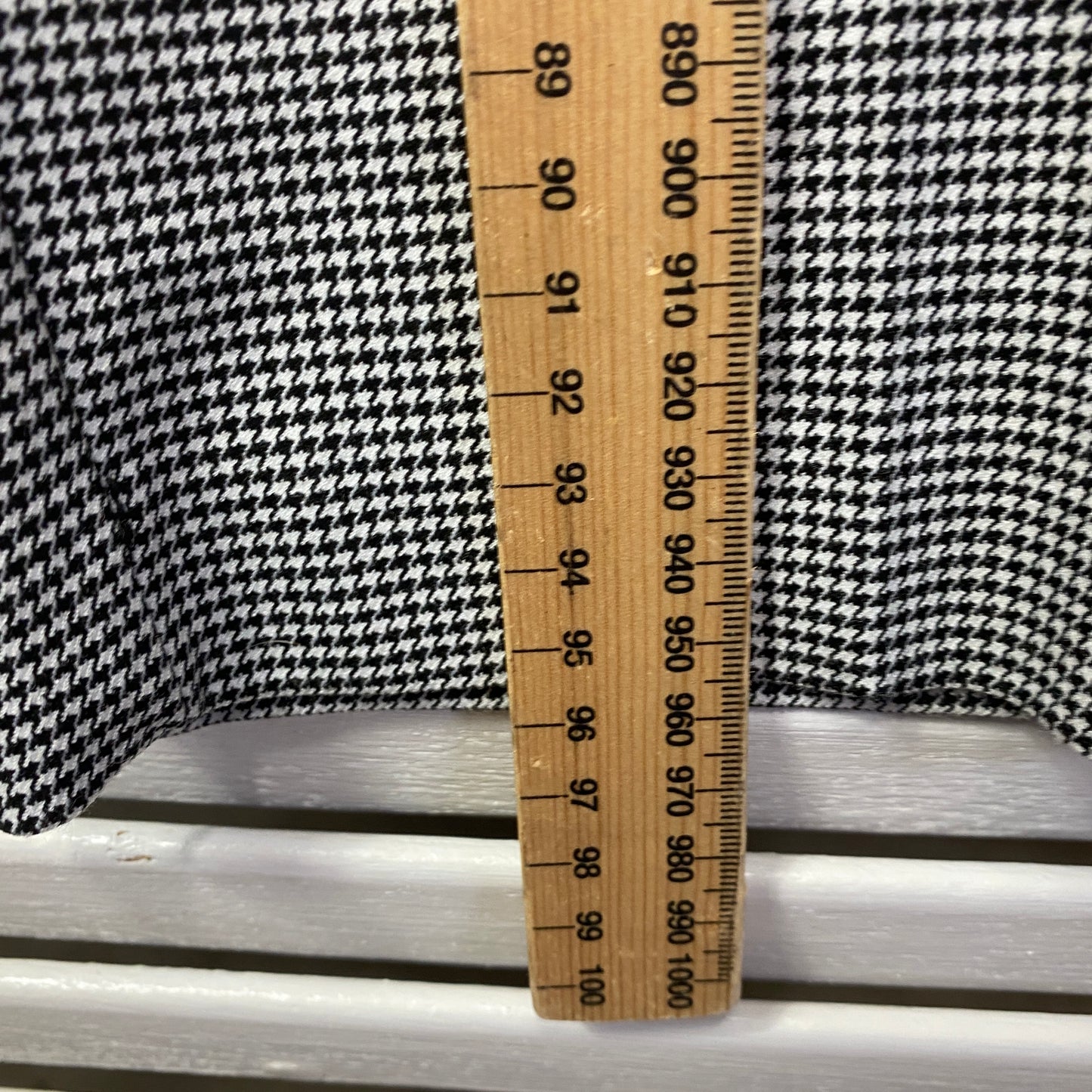 Preview Pants Size 16 Pockets Black White Check Office