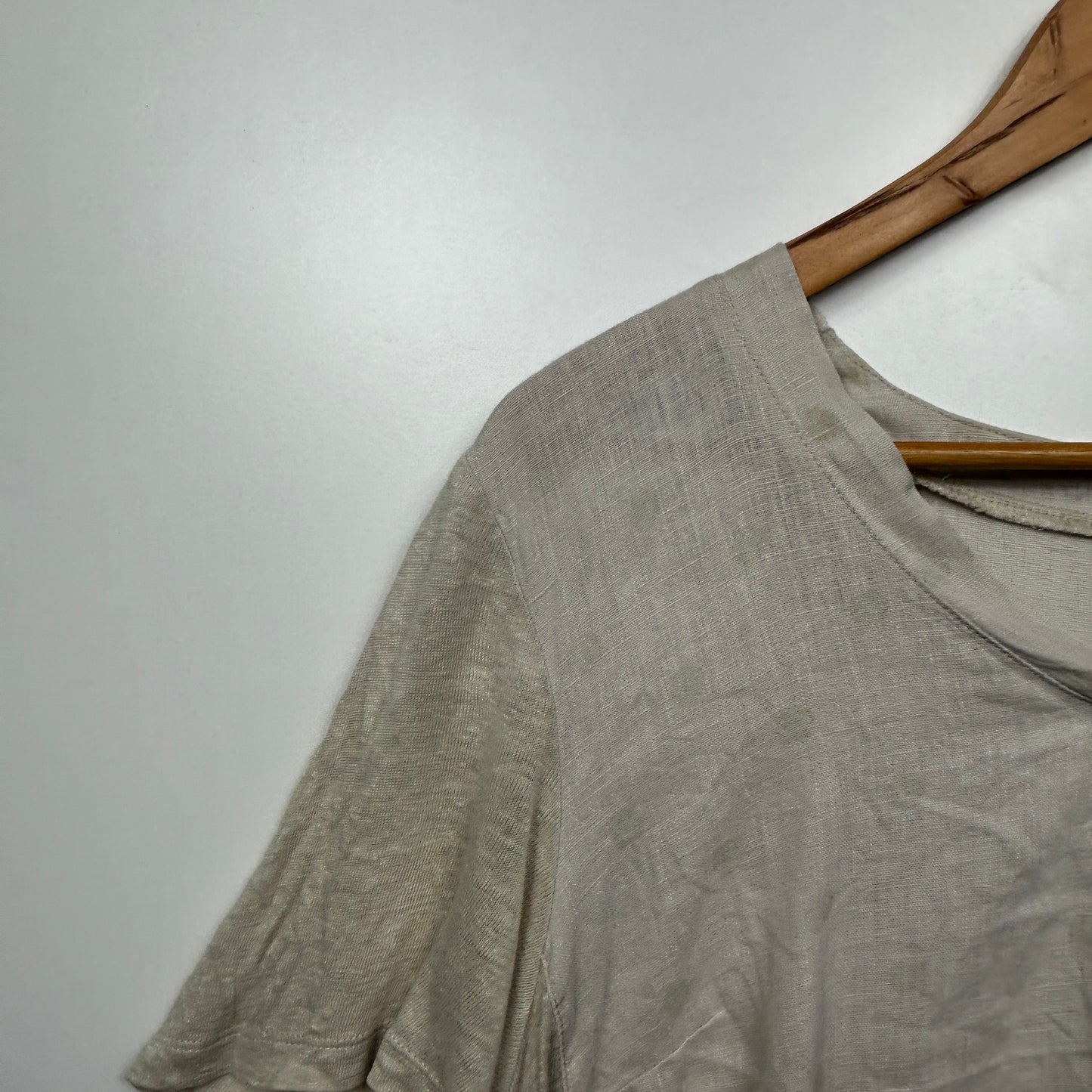 Taking Shape LInen Tunic Top Size 12 14 XXS Plus