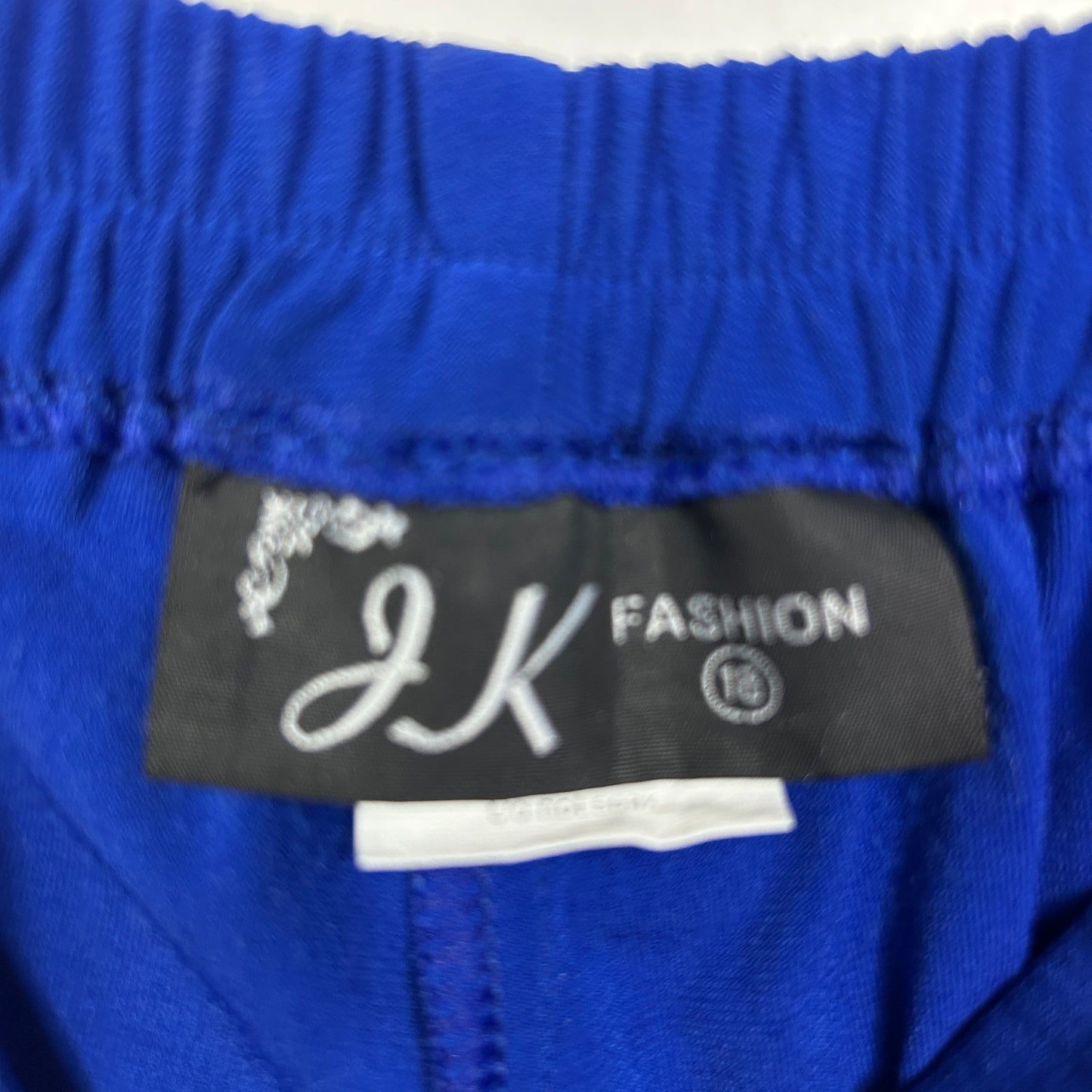 JK Fashion Royal Blue Wide Leg Pants - Size L