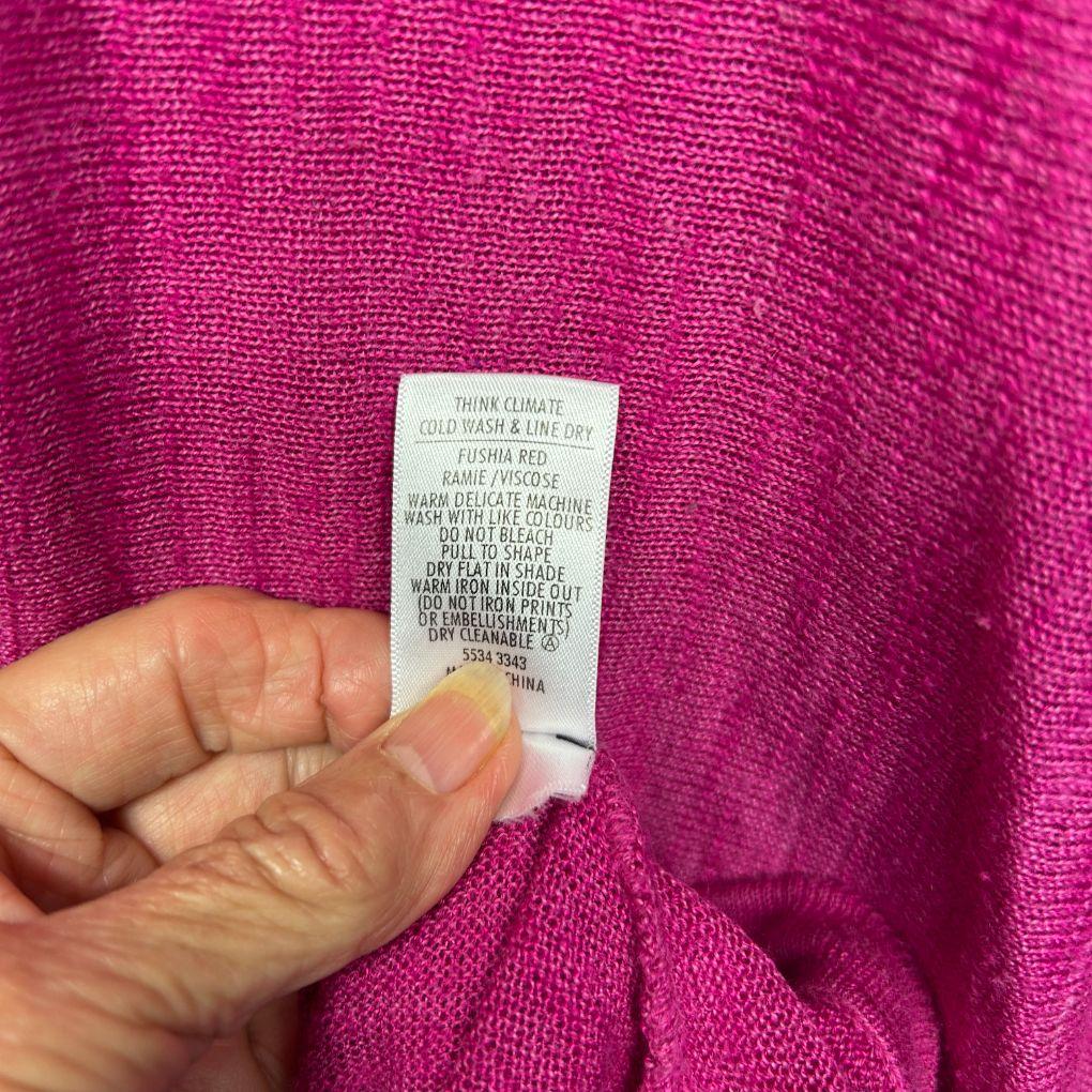 Moda Pink Batwing Top - Size 18