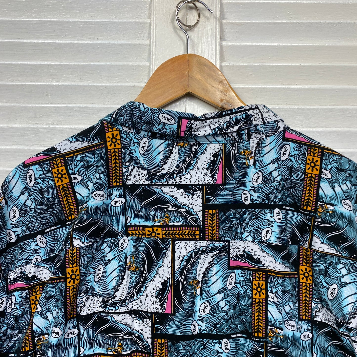 Mambo Smart Arts Apparel Mens Shirt Size 7XL Multicoloured Short Sleeve