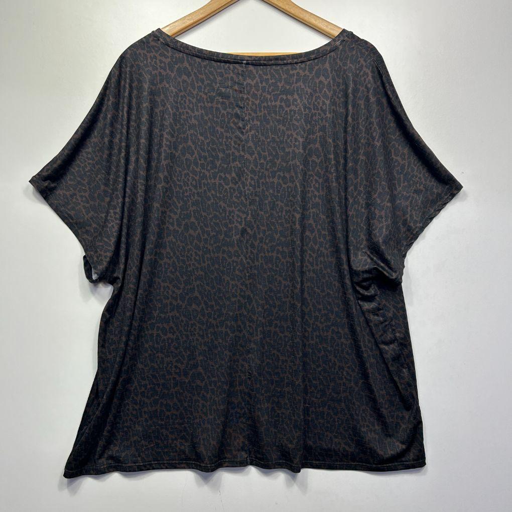 Circuit Animal Print Activewear Top - Size 18