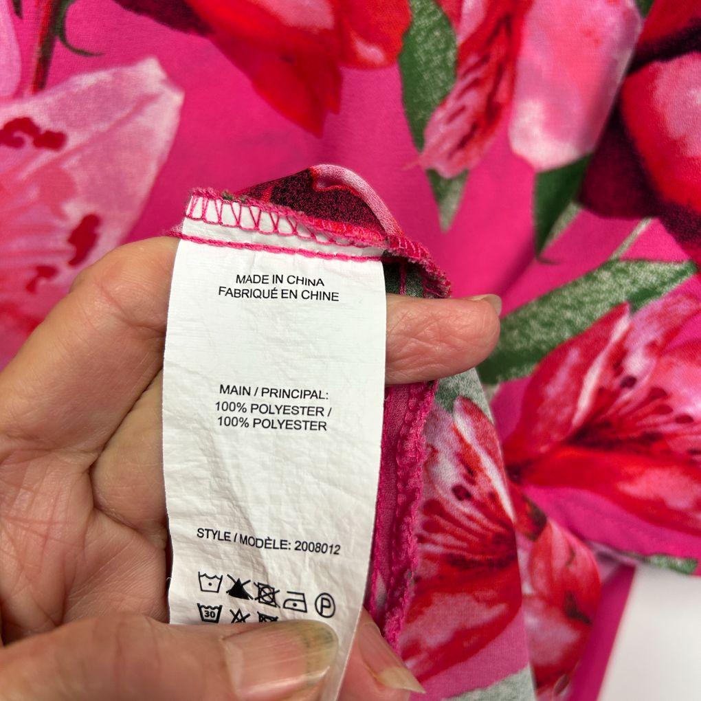 Millers Pink Floral Top - Size 16