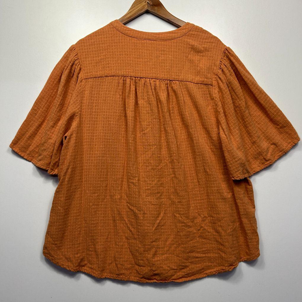 Anko Rust Cotton Top - Size 24