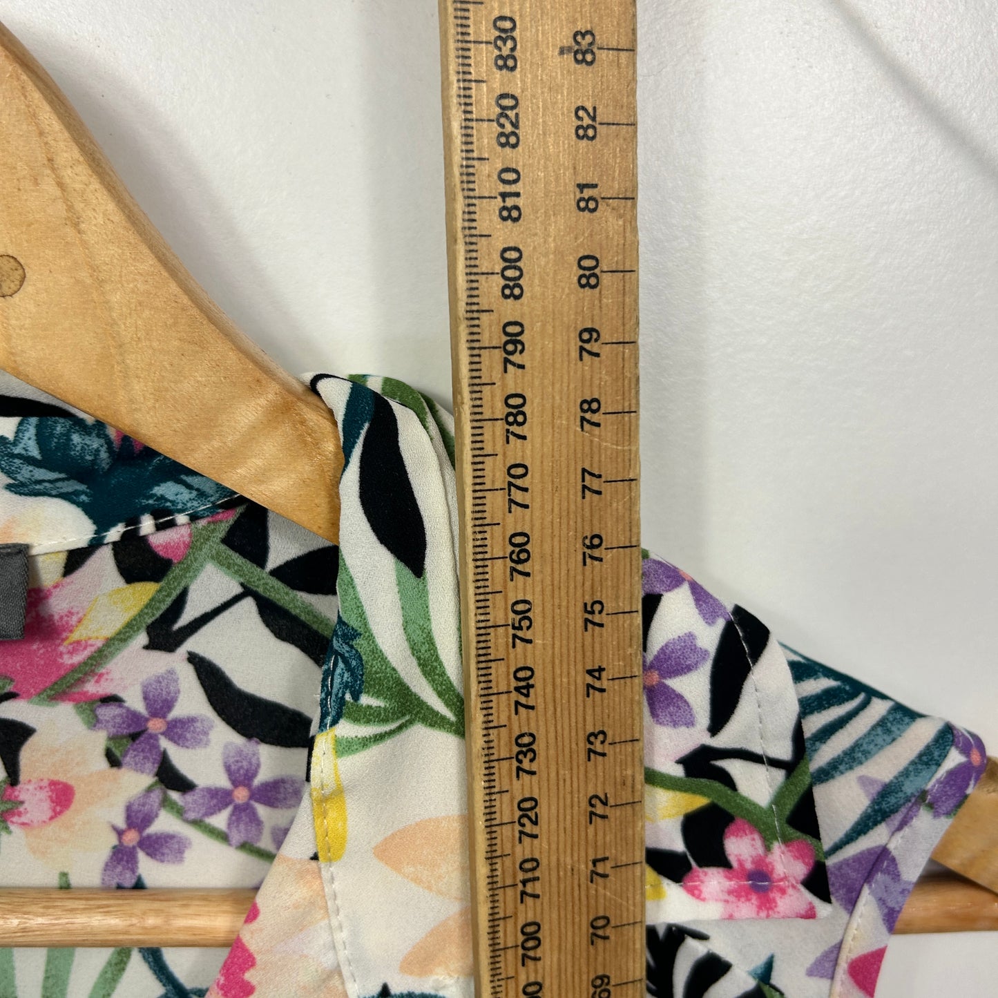 Primark Multicoloured Tropical Floral Shirt - Size 14