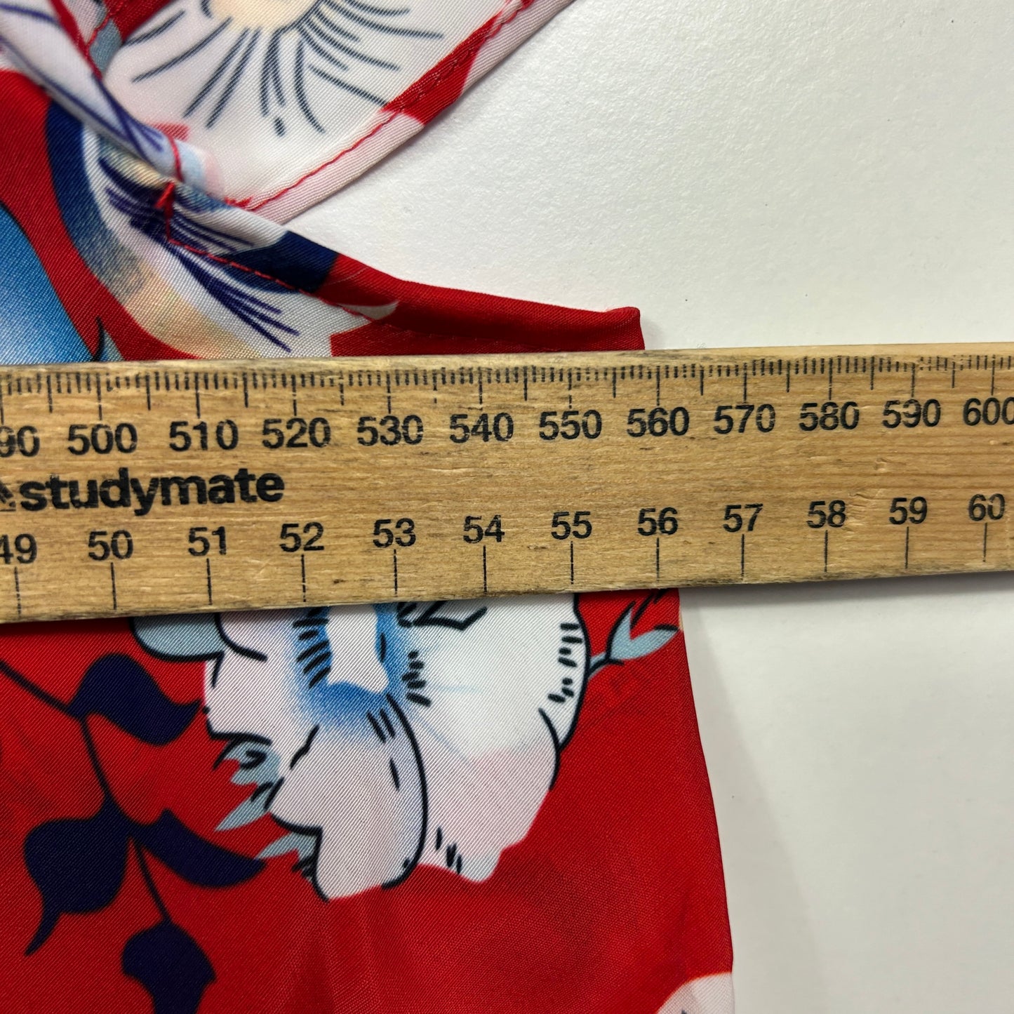 Liz Jordan Red Floral Print Top - Size 16