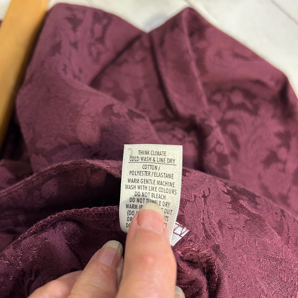 Moda Burgundy Pants - Size 20