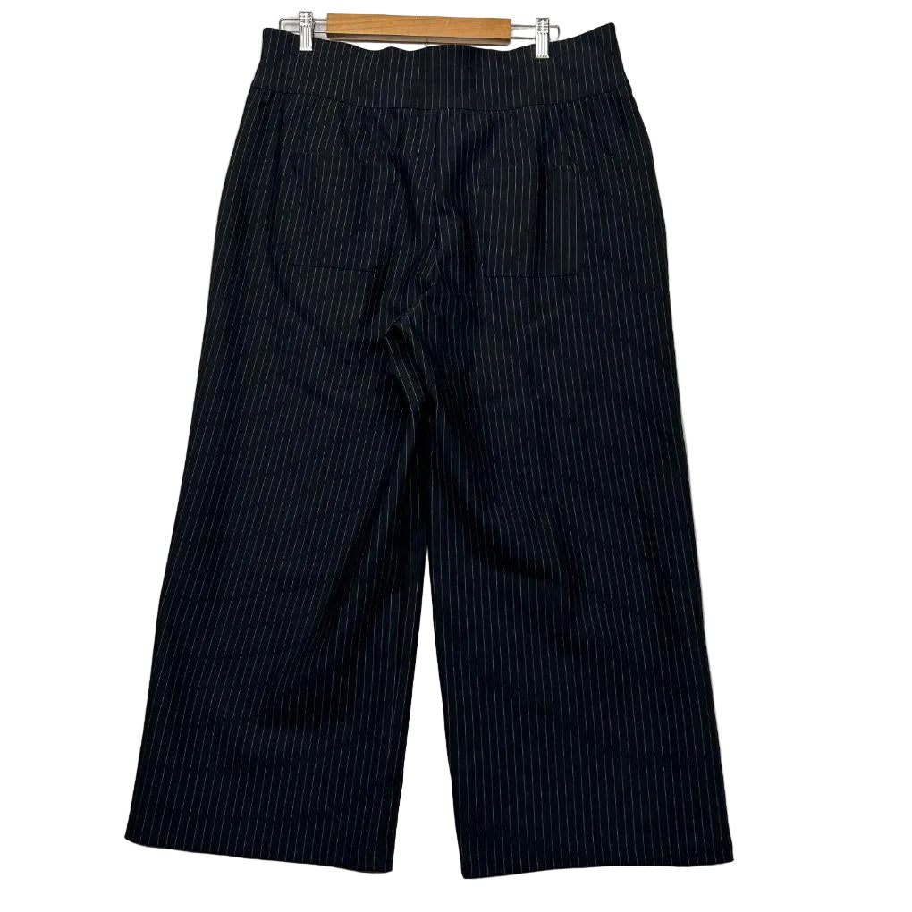 Clarity Navy Pinstripe Pants - Size XL