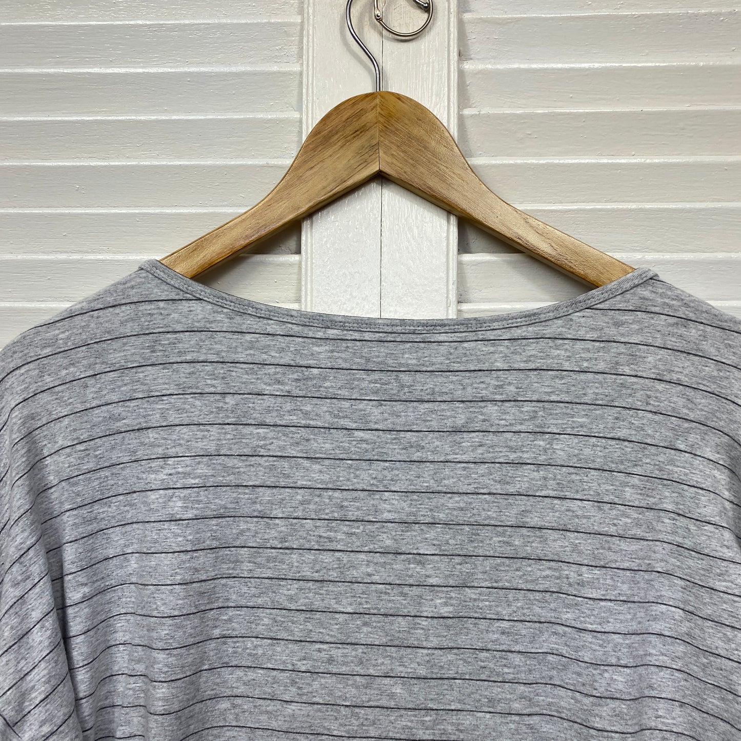 Mela Purdie Top Size 14 Large Long Sleeve Grey