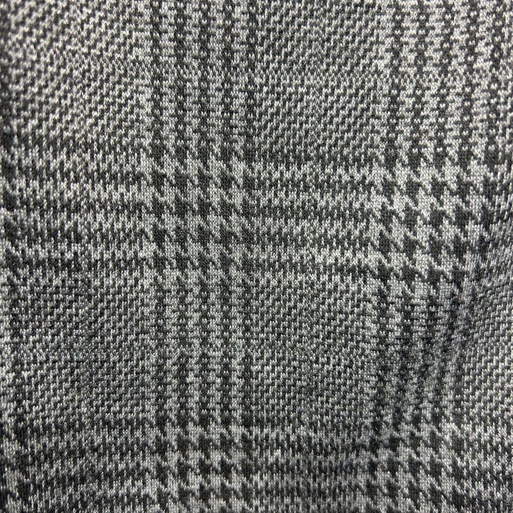 Whispers Grey Check Cotton Pants - Size L